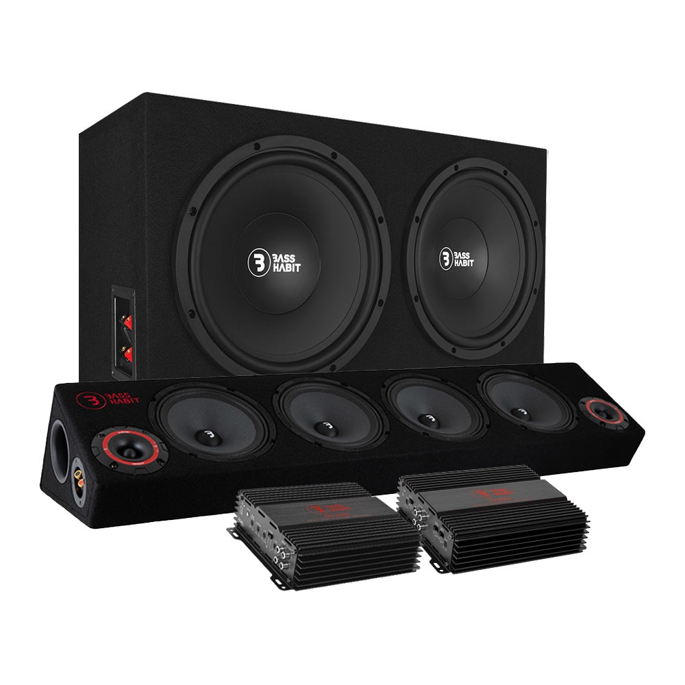 Bass Habit PL212 med SPL64 och slutsteg, raggarpaket