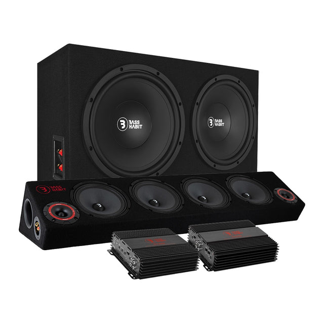 Bass Habit PL212 med SPL64 och slutsteg, raggarpaket