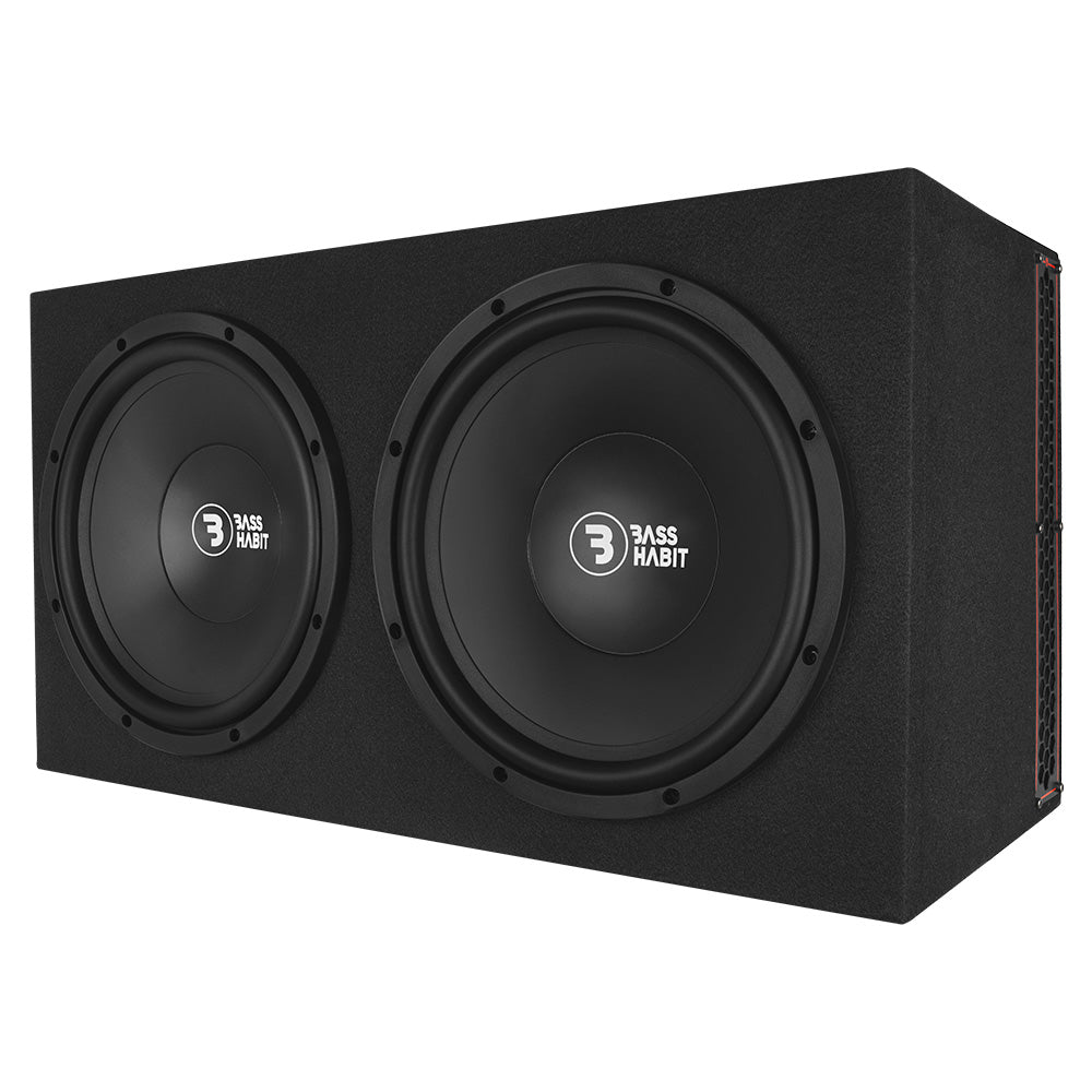Bass Habit Play PL212 2x12tum med Play Power 1000.1, baspaket