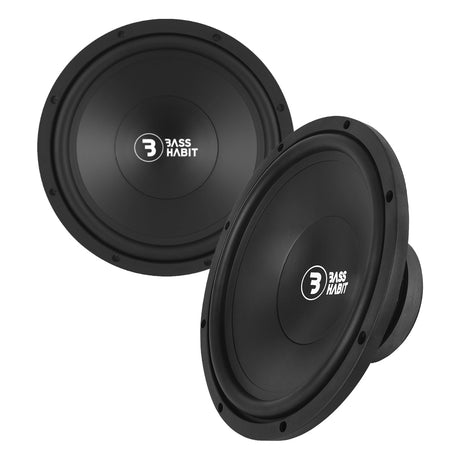 2-pack Bass Habit PL300, 12 tums baselement