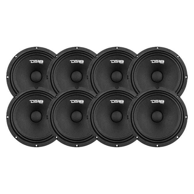 8-pack DS18 PRO-GM8.4, 8 tums midbas