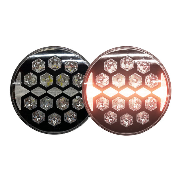 2-pack NIZLED R140DRL, 9 tum / 22 cm extraljus med DRL, 140W