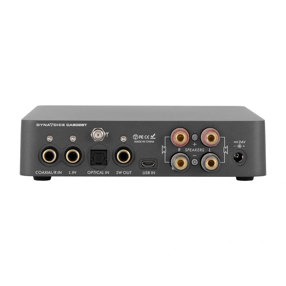 Dynavoice CA802BT & Klipsch R-50M stereopaket, svart