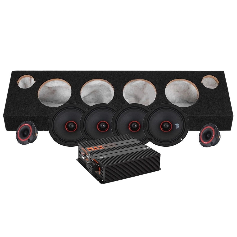 Bass Habit SE165M-raggarplanka med GAS MAX PA1-500.4