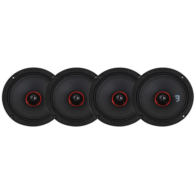 4-pack Bass Habit SPL Elite SE165M 6.5" midbas