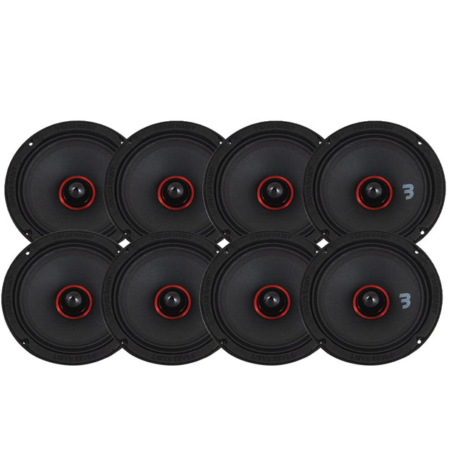 8-pack Bass Habit SPL Elite SE165M 6.5" midbas