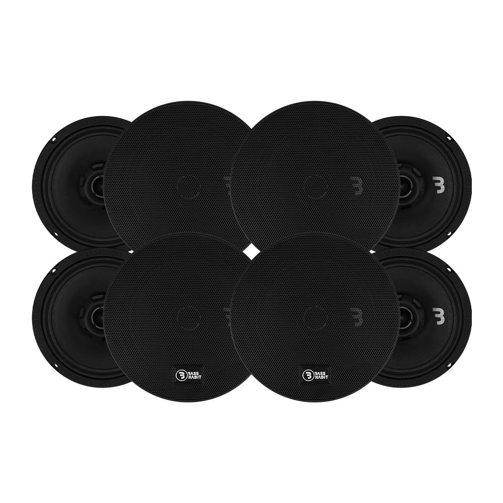 8-pack Bass Habit SPL Elite SE200CX, 8 tums koaxialhögtalare
