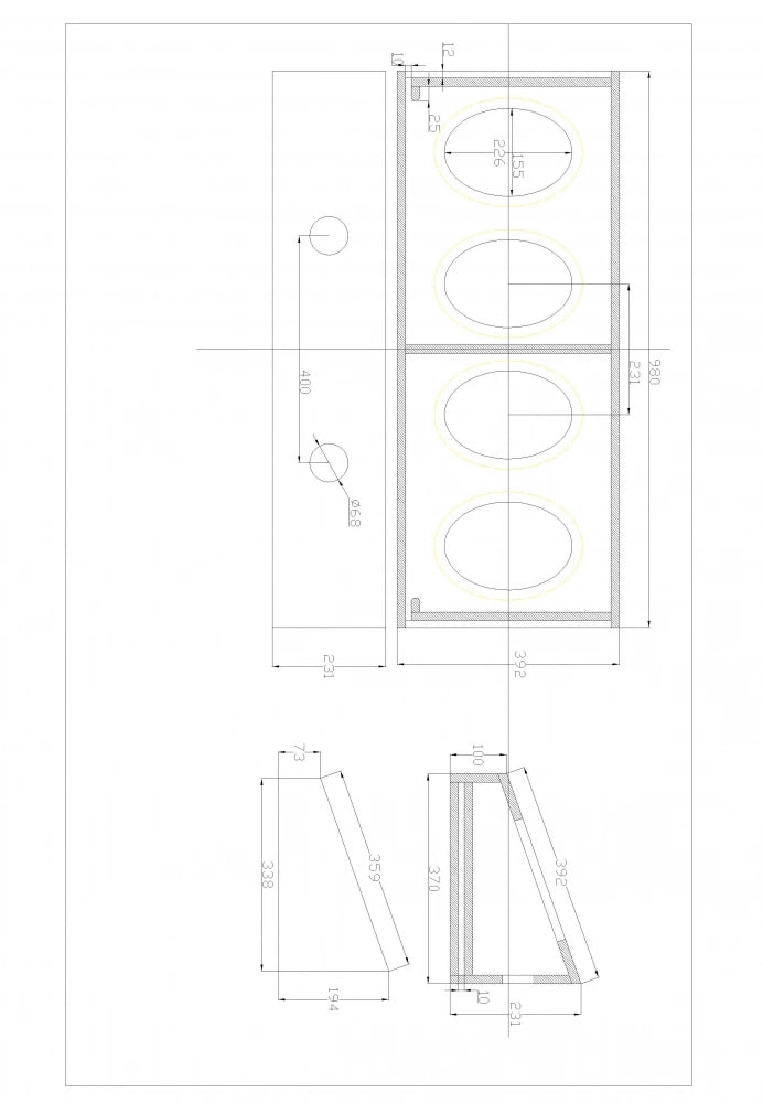 Bass Habit SPL Elite SE690CX i raggarplanka & SPL ELITE 550.2DF, raggarpaket