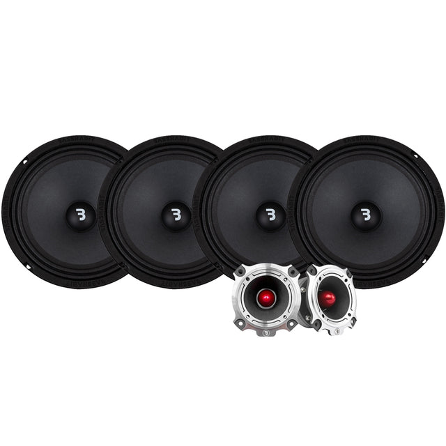 4-pack Bass Habit SP200M med SP25HT, SPL-paket