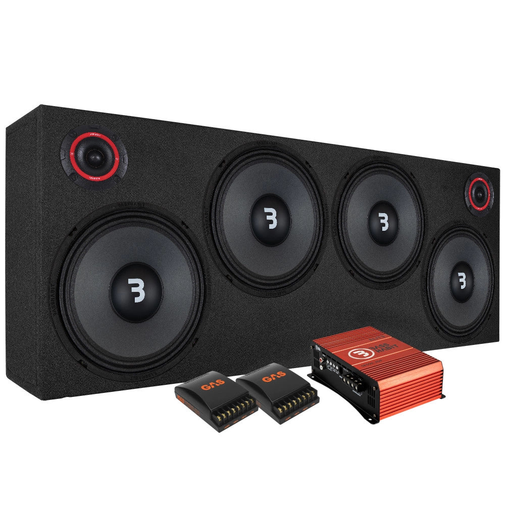 Bass Habit SP250M och SP25A, 4x10 raggarplanka med steg