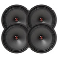4-pack Bass Habit Rebel SR200M, 8 tums midbasar