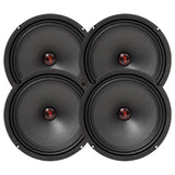 4-pack Bass Habit Rebel SR200M, 8 tums midbasar