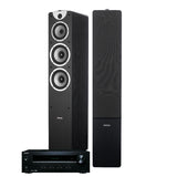 Onkyo TX-8220 & Dynavoice Magic F-7 svart, 2.0 stereopaket