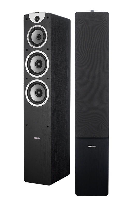 Onkyo TX-8220 & Dynavoice Magic F-7 svart, 2.0 stereopaket