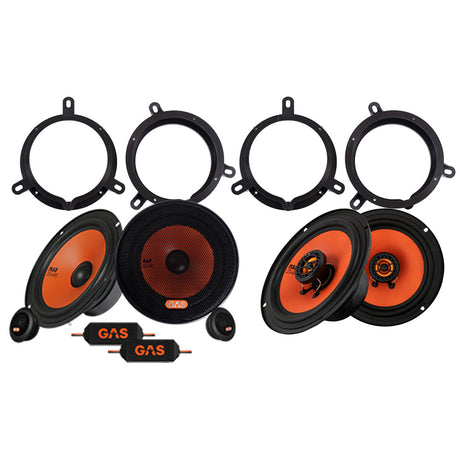 GAS 6.5" MAD K1 & X1-högtalarpaket, Volvo 2004-2017