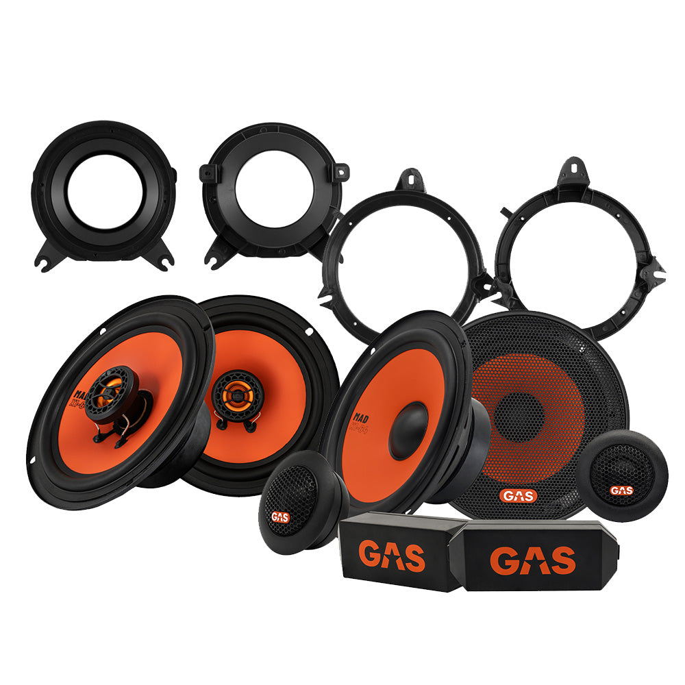GAS 6.5" MAD K1 & X1-högtalarpaket, S/V70 1996-2000