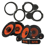 GAS 6.5" MAD K1 & X1-högtalarpaket, VW Passat B6/B7