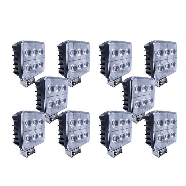 10-pack NIZLED W36RF, back-/arbetsljus, 36W, arbetsljuspaket