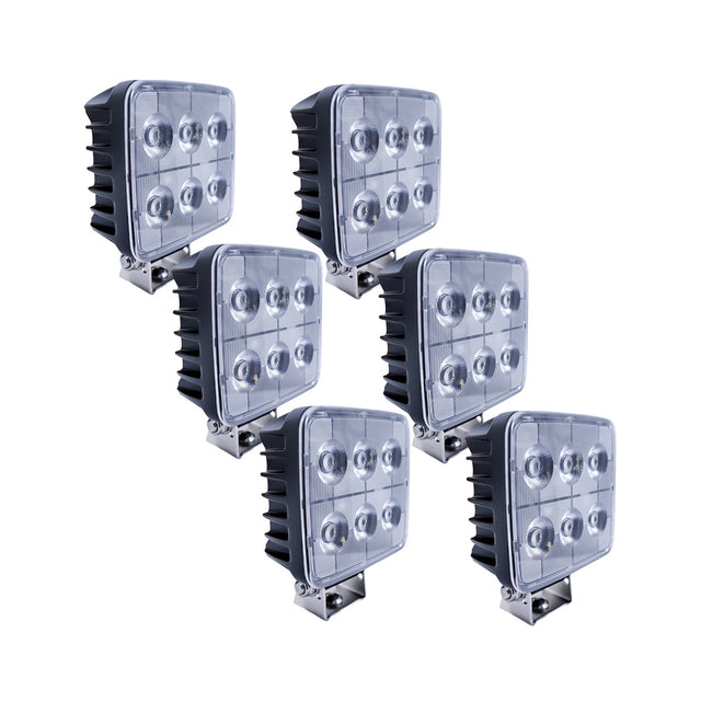 6-pack NIZLED W36RF, back-/arbetsljus, 36W, arbetsljuspaket