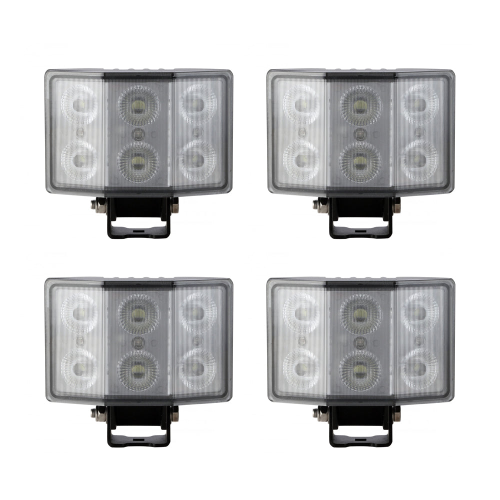 4-pack NIZLED W60RFA, back-/arbetsljus, 60W, arbetsljuspaket