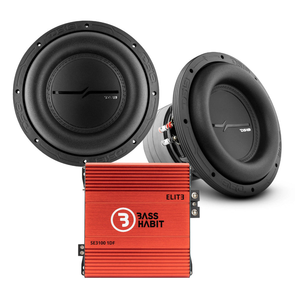 2-pack DS18 ZXI10.2D & Bass Habit SPL ELITE 3100.1D, baspaket