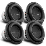 4-pack DS18 ZXI8.2D, långslagigt 8 tums baselement