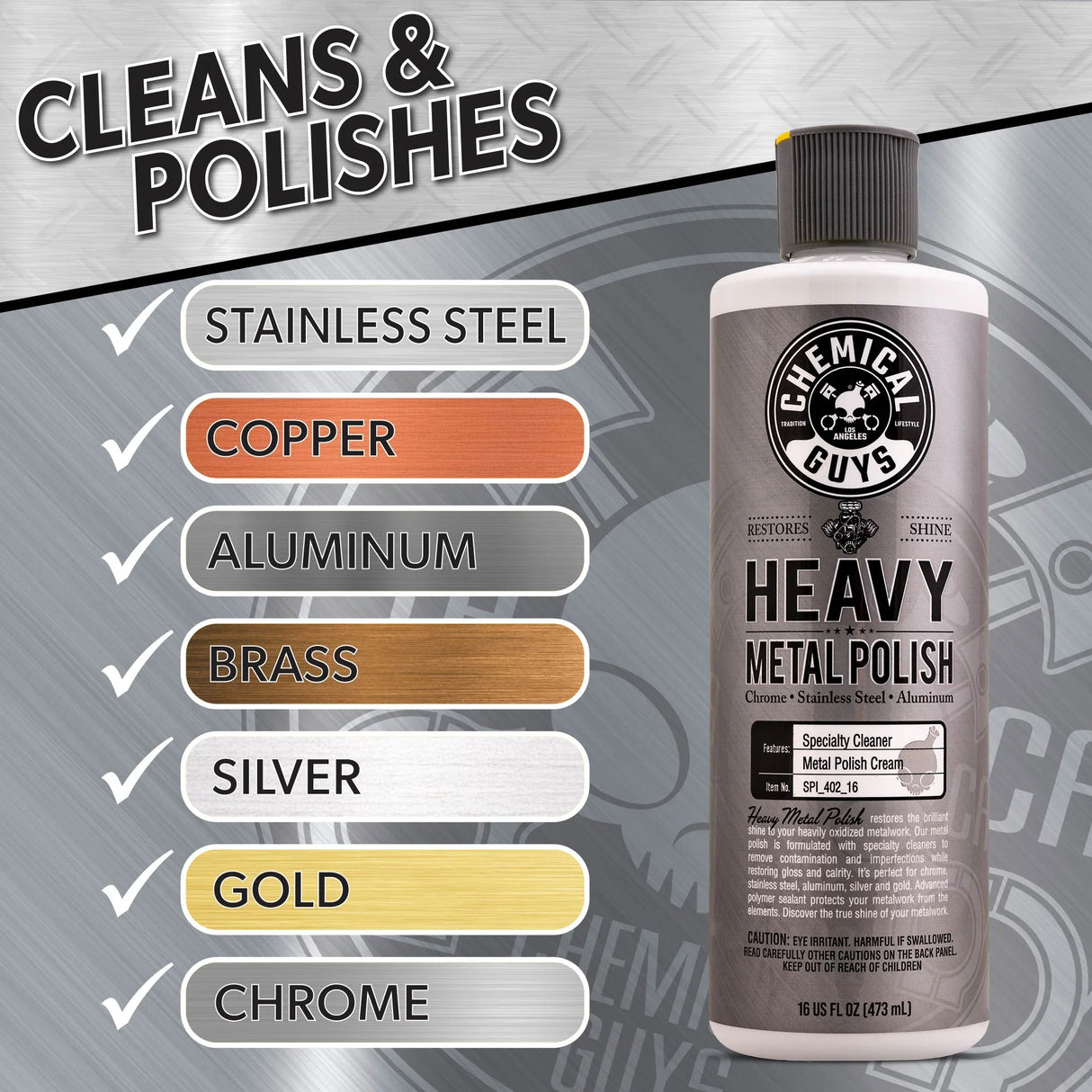 Chemical Guys Heavy Metal Polish, 473 ml