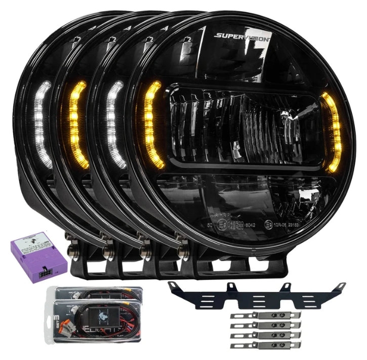 4-PACK SUPERVISION REVOLUTION 9" PRO CANBUS-PAKET