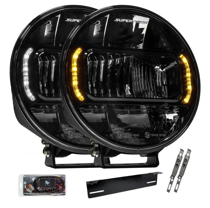 2-PACK SUPERVISION REVOLUTION 9" PRO X EXTRALJUSKIT