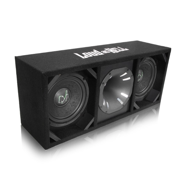 2x8" LW-80A4 Pro låda med Inferno Horn