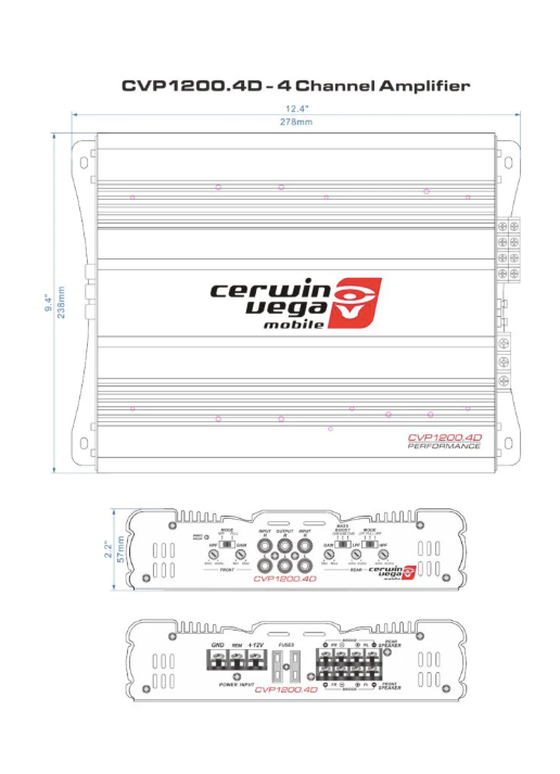 Cerwin-Vega CVP1200.4D