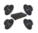 Loud as Hell Chaos 10" 4 Ohm 4x + GAS MAD A2-85.4 Kit