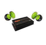 GAS MAX A2-100.2 + Loud as Hell Inferno 3″ 8 Ω