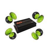 GAS MAX A2-150.4 + 4× Loud as Hell Inferno 3″ 8 Ω