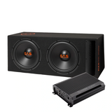 GAS MAD B2-212V + Bass Habit RA2000W + Reiss RS-W1000.1D Kit
