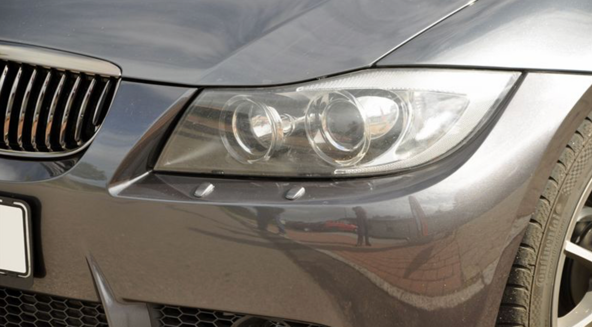 BMW E90/91 Strålkastarrengöring eftermonteringskitt till stötfångare fram