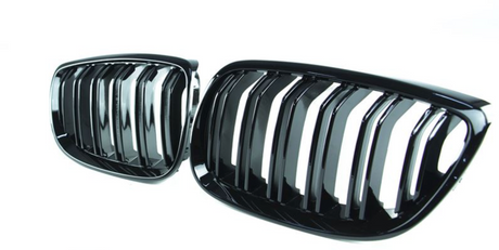 BMW E90 M3 Njurset högglanssvart med dubbelribbor