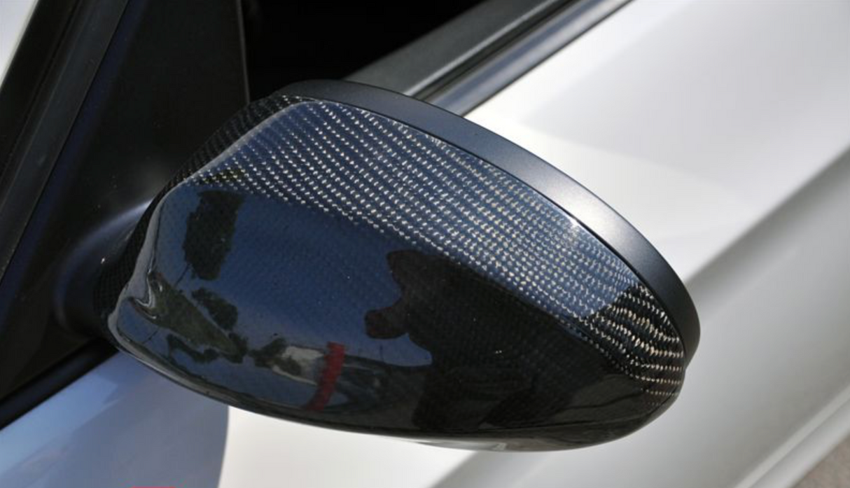 BMW E90/91 Sidospegelsskydd äkta kolfiber H+V-sida