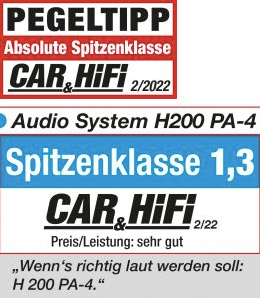 Audio System H 200 PA-4