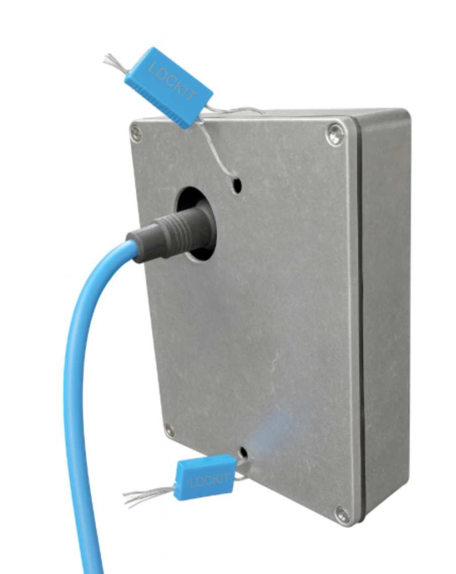 Vajerplomb till inbyggnadslåda - Mini Cable Lock
