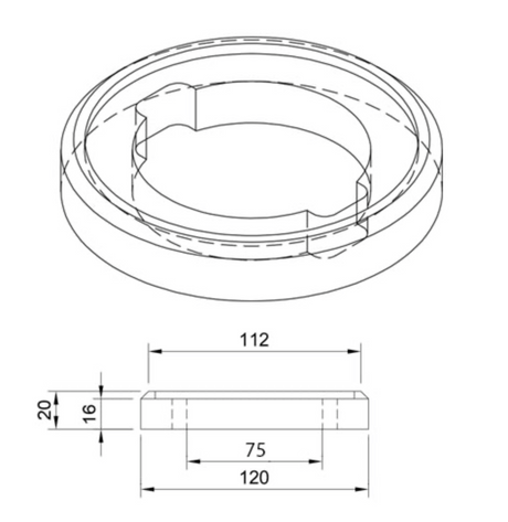 MDF ring diskanthorn