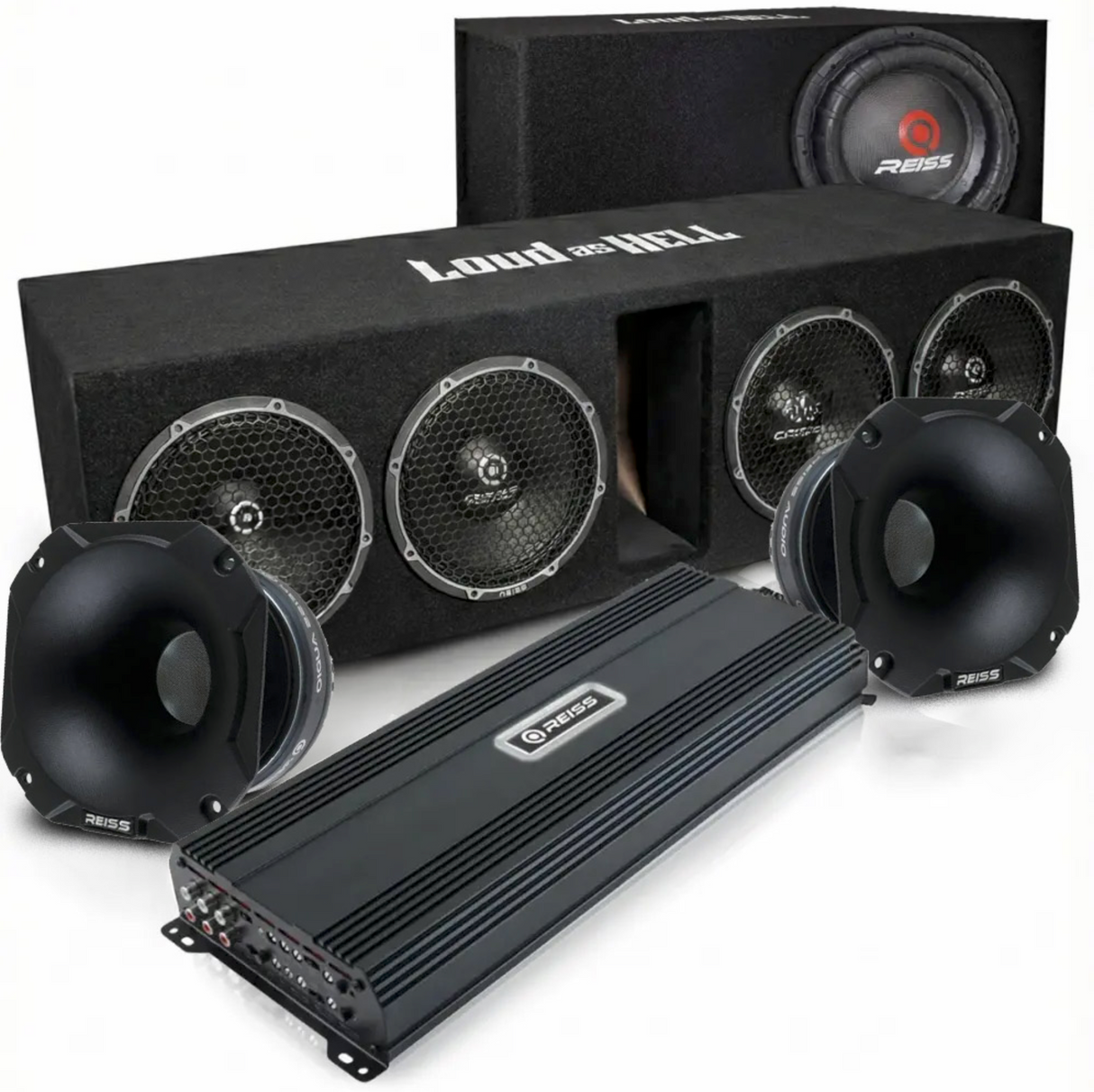 Reiss 4x8" med 1x15" Loud as Hell Ampkit