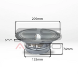 GS Audio Platinum FLAT MK2 8"