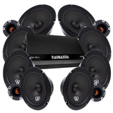 DD Audio VO-M106-S4 8x6.5" Amp kit
