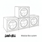 Loud as Hell 1x10" Midbaslåda