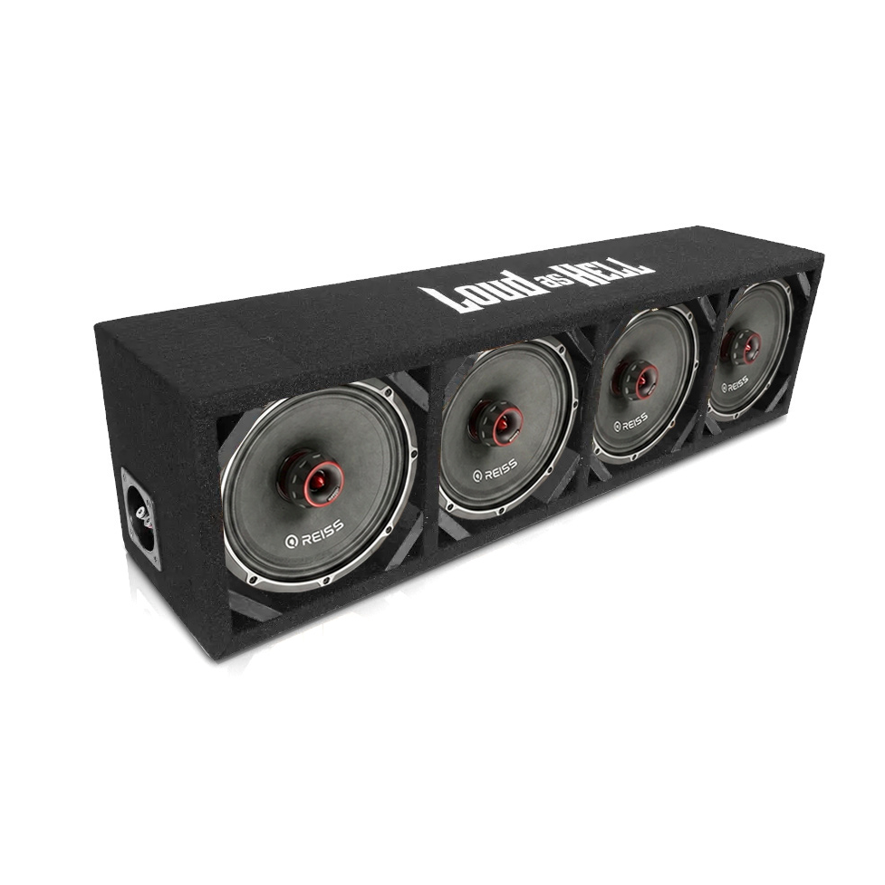 Koaxial 8" Kick-planka Black
