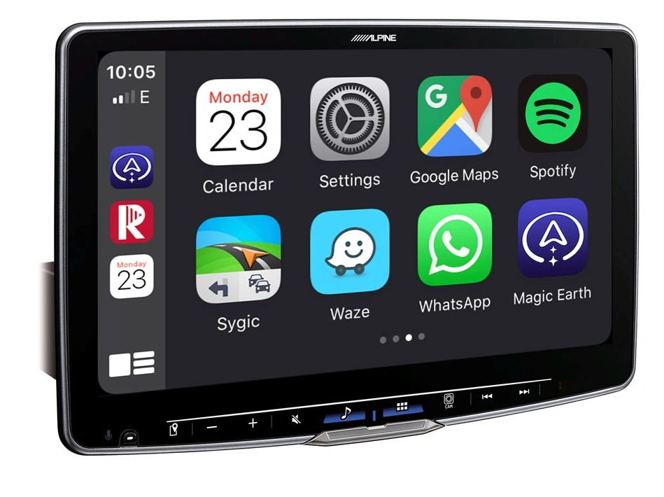 Alpine ILX-F115D (Halo 11), bilstereo med CarPlay, Android Auto och DAB+