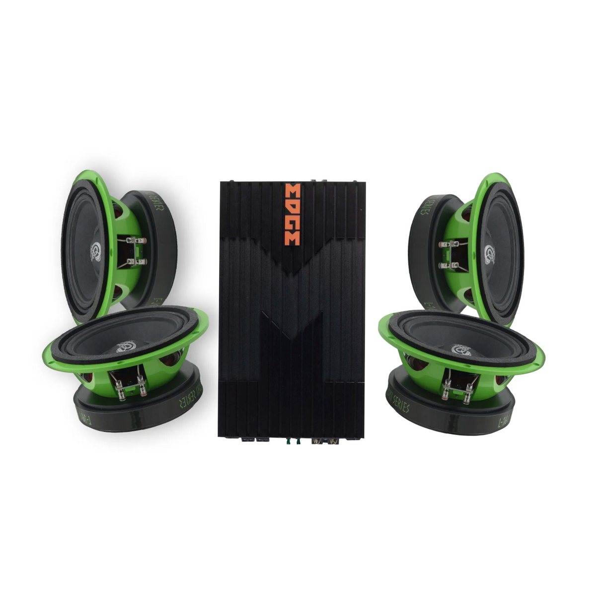 Ragnarök L-160 [Loki Series] 4-pack + EDGE EDBX350.2-E1 tvåkanaligt slutsteg Kit