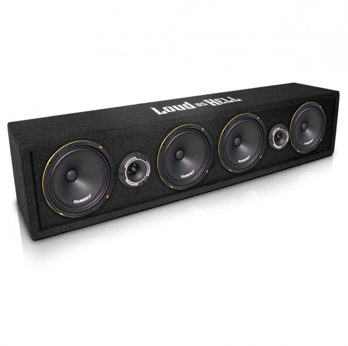 Bass Habit E300D1 med Soundmax SX-MX6, Ultimat strögpaket
