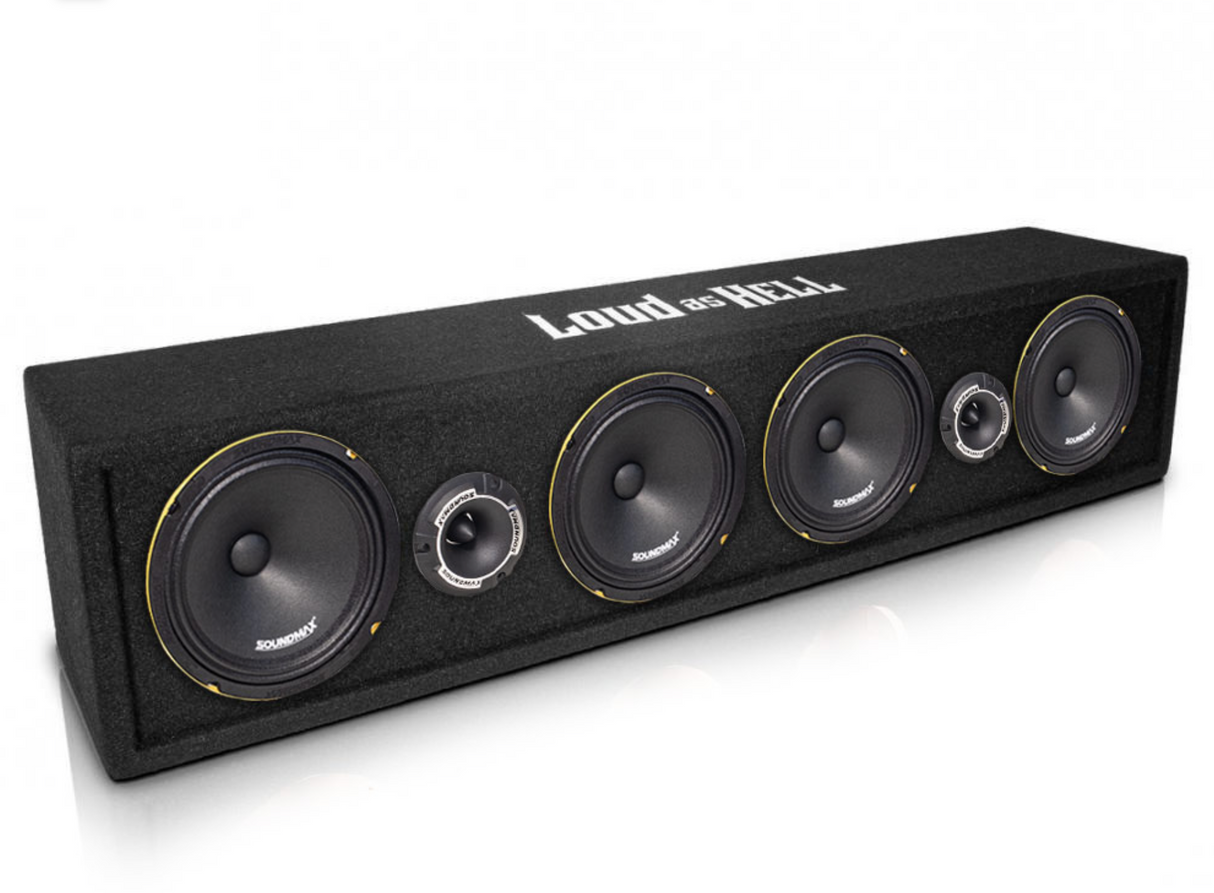 1500W RMS Slimmat Baspaket – GAS MAX 3x8” + MAX A2-1500.1DL